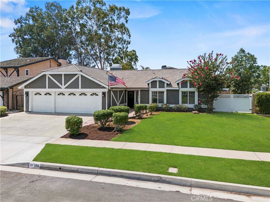Updated single story ranch home in the sought after Fairview Estates community of Corona. This 3 bedroom, 2 bath property blends comfort, function, and convenience, ideally on a quiet street adjacent to Norco and within walking distance to Starbucks, Fairview Park, and local shopping.
The home sits on a generous 9,148 square foot lot and features RV parking with full hookups, including a dump station, plus a spacious three-car garage with epoxy floors, built-in cabinets, and reinforced overhead rafters for extra storage.
Inside, the home offers a bright, open layout with vaulted ceilings and a seamless flow between the living spaces. The kitchen was remodeled in 2025, featuring new cabinets, quartz countertops, and modern fixtures designed for everyday living and timeless appeal. The generous dining area creates an inviting space for entertaining or relaxing at home.
The living room includes a cozy fireplace and an updated wet bar, providing the perfect spot for relaxing or entertaining. Down the hall, you’ll find three well-sized bedrooms. The spacious primary suite is complete with an updated bathroom featuring an oversized walk-in shower and a cedar-lined walk-in closet.
Step outside to a private backyard designed for easy living. Enjoy a covered Alumawood patio, glass fire pit, large stamped-concrete area, an avocado tree, and a generous grass yard ideal for pets, play, or gardening.
Fairview Estates is one of Corona’s most desirable established neighborhoods, known for its peaceful setting, wide streets, and convenient access to everything. Just minutes from the 15 and 91 freeways, shopping centers, and dining options, this location offers the best of comfort and convenience.
Move-in ready and thoughtfully updated, this home truly checks all the boxes — from modern upgrades and outdoor entertaining space to unbeatable walkability and easy freeway access. The large lot offers ample parking for an RV, boat, toys, or multiple vehicles, making it the perfect property for those who value space and flexibility.