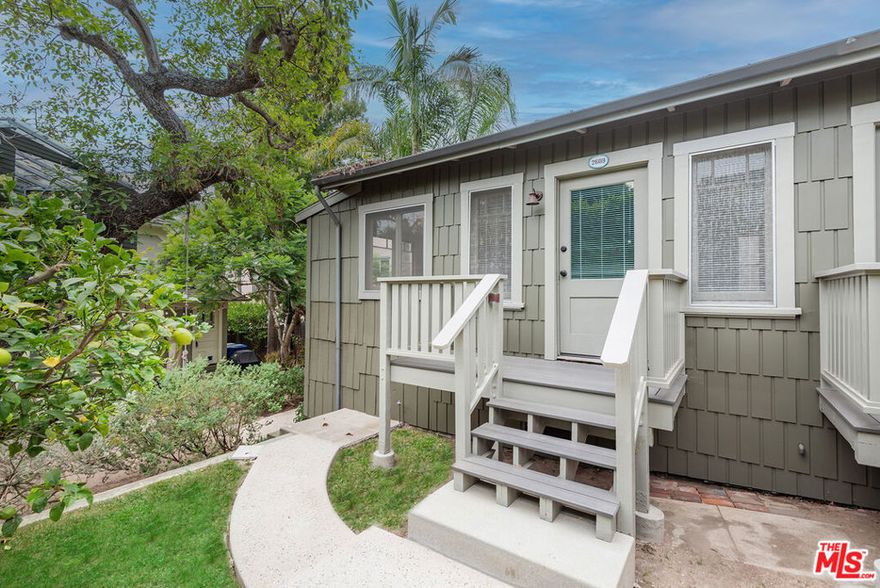 This charming Santa Monica beach bungalow is perfectly situated in a quiet Ocean Park neighborhood, offering complete privacy. The property is surrounded by lush greenery and features an expansive, tranquil outdoor area with multiple seating areas, a fire pit, and a lemon tree-an ideal spot for enjoying your morning coffee. Upon entering the recently renovated home, you'll be greeted by generous windows that overlook the treetops, allowing natural sunlight to flow throughout the space. The interior boasts lovely hardwood floors and a completely remodeled kitchen equipped with stainless steel appliances, a dishwasher, and exposed wood shelving. Additional amenities include a private washer and dryer shared between the two bungalows, an efficient A/C and heating split system, and so much more. The rental also includes utilities, high-speed internet, and Wi-Fi. Ideally located in the heart of it all, it's just a few blocks from the beach, Main Street, Venice, the Expo Line, as well as local shops, restaurants, and entertainment.
