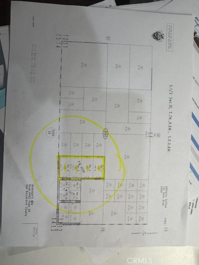 Great desert Property close to main street Hwy 395. These four parcels are being sold together APN#0462-591-47-0000;0462-591-48-0000;
0462-591-49-0000, each being approximately 5 acres each