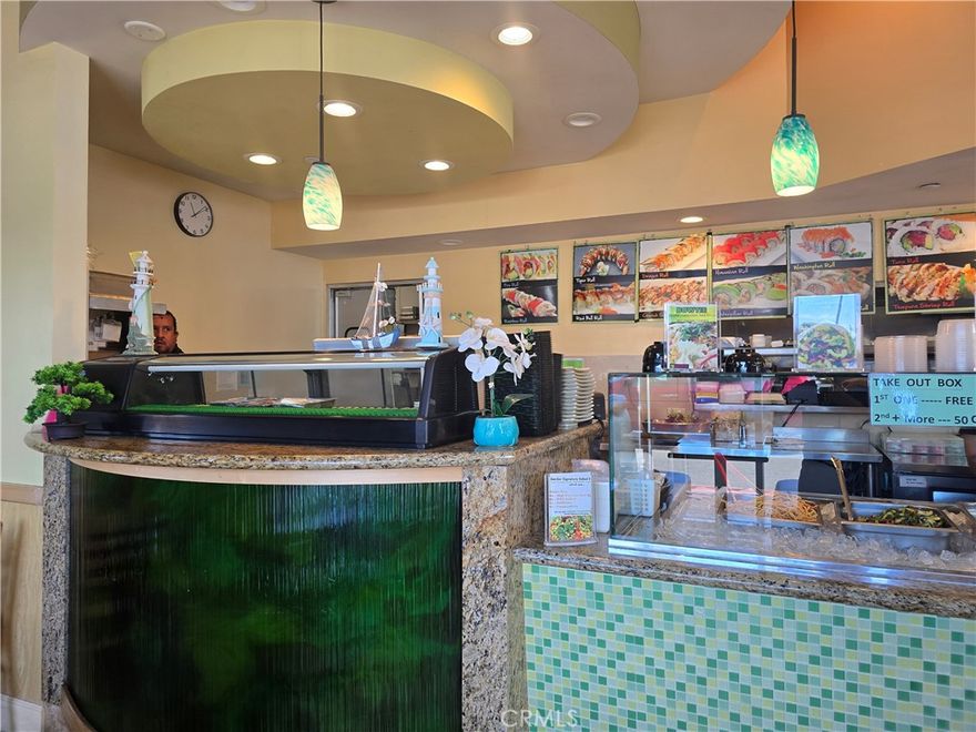 Great opportunity to acquire a well-established fast-casual Japanese restaurant located in a busy shopping center with heavy foot traffic. This popular dining spot features a clean, modern interior and a fully equipped kitchen with all appliances and fixtures included. Known for its healthy and flavorful menu, the restaurant enjoys a loyal customer base and strong local reputation. Ideal for both experienced operators and new entrepreneurs looking for a turnkey business with immediate cash flow. Favorable lease terms in place. Plenty of upside potential through catering, online delivery platforms, and local marketing. Don’t miss this chance to own a profitable and growing restaurant in a prime location!
