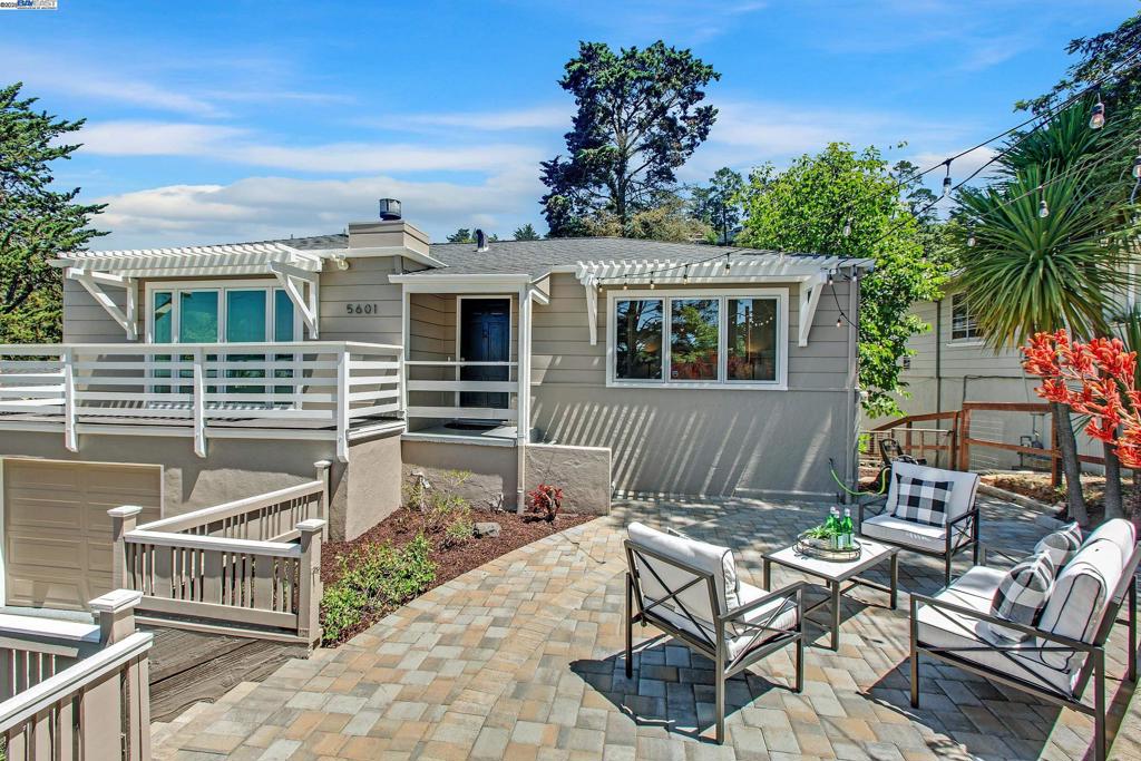 Beautiful! Gorgeous! Immaculate! 4 Bedrooms | 3 Bathrooms | 2,326 Square Feet | 10,045 Sq Ft Lot Welcome to this beautiful home perched in the Piedmont Pines hills! This stunning home offers a warm and inviting retreat from the everyday. The open floor plan is drenched in sunlight with breathtaking views of the Bay that sparkle day and night. With four spacious bedrooms, three bathrooms, a versatile bonus room and downstairs private entrance, there is room to spread out and relax. The built-in outdoor kitchen on the upstairs deck is an entertainer’s delight. The professionally landscaped yard flourishes with flowers and fruit trees, including lemon, orange and persimmon. Fully modernized for style and comfort, a chef’s kitchen awaits inside, featuring a large center island, granite countertops, and newly installed White Oak hardwood floors. Remodeled bathrooms, a deep soaking tub, and recessed lighting invite. Spacious garage and an abundance of storage space. Just a short distance from the Farmer’s market in the Montclair village, scenic hiking trails at Joaquin Miller Park, and sought-after K-8 schools. Easy access to Highway 13. Move right in and enjoy! Open house -Aug 9 & 10th 1:30-4:30 pm