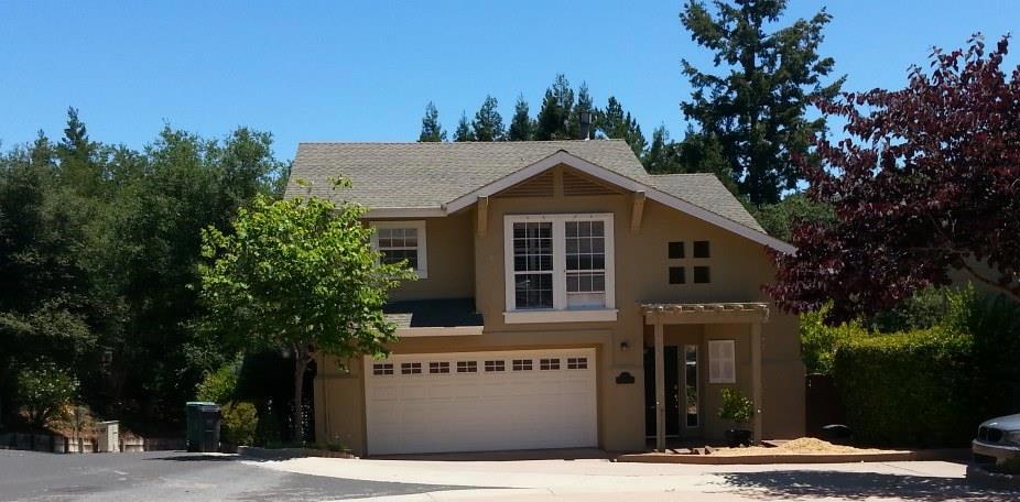 Truly a beautiful home in a very quiet location with views of surrounding hills and trees. Vaulted and high ceilings throughout. Light and airy. corner cul-de-sac lot. French doors open to charming patio. Central air.