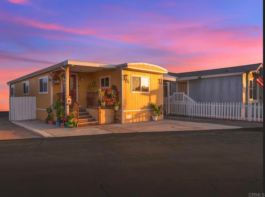 All-Age Family Park! This move-in ready home has been beautifully updated with new dual-pane windows, fresh interior & exterior paint, brand-new flooring, and a completely upgraded plumbing system. Enjoy abundant natural light and an open floor plan that creates a welcoming atmosphere. The covered carport comfortably fits 2–3 vehicles for added convenience. Community amenities include TWO sparkling swimming pools, a clubhouse, and a dog-friendly environment . Plus, benefit from low space rent! Centrally located in the heart of San Diego, close to shopping, dining, and entertainment—everything you need is just minutes away!