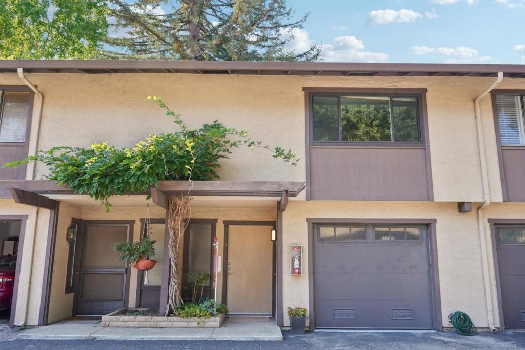 Exquisite, newly remodeled townhouse in the desirable Menlo Oaks neighborhood. This move-in-ready home showcases an open-concept layout w/ soaring ceilings, wide-plank flooring, & abundant natural light. The spacious living room features a cozy fireplace and flows seamlessly into the dining area and remodeled chefs kitchen. Upstairs, is two bright, generously sized bedrooms with walk-in closet space and a new full bathroom. Outdoors, offers a private deck and a beautifully landscaped, drought-tolerant patio garden perfect for morning coffee, evening gatherings, or relaxed California living. Just steps from the front door, a sparkling community pool invites you to enjoy warm days in the sun. This thoughtfully updated townhouse also includes an in-unit washer and dryer, generous storage space, a private attached garage with additional assigned parking, and the benefit of a warm, welcoming community. Ideally located near Hwy 101, Meta/Facebook, Stanford, downtown Palo Alto, and Menlo Park shops and dining, the home offers both convenience and lifestyle. With its proximity to leading high-tech companies and easy access to major commuter routes. Turnkey prime Silicon Valley address.