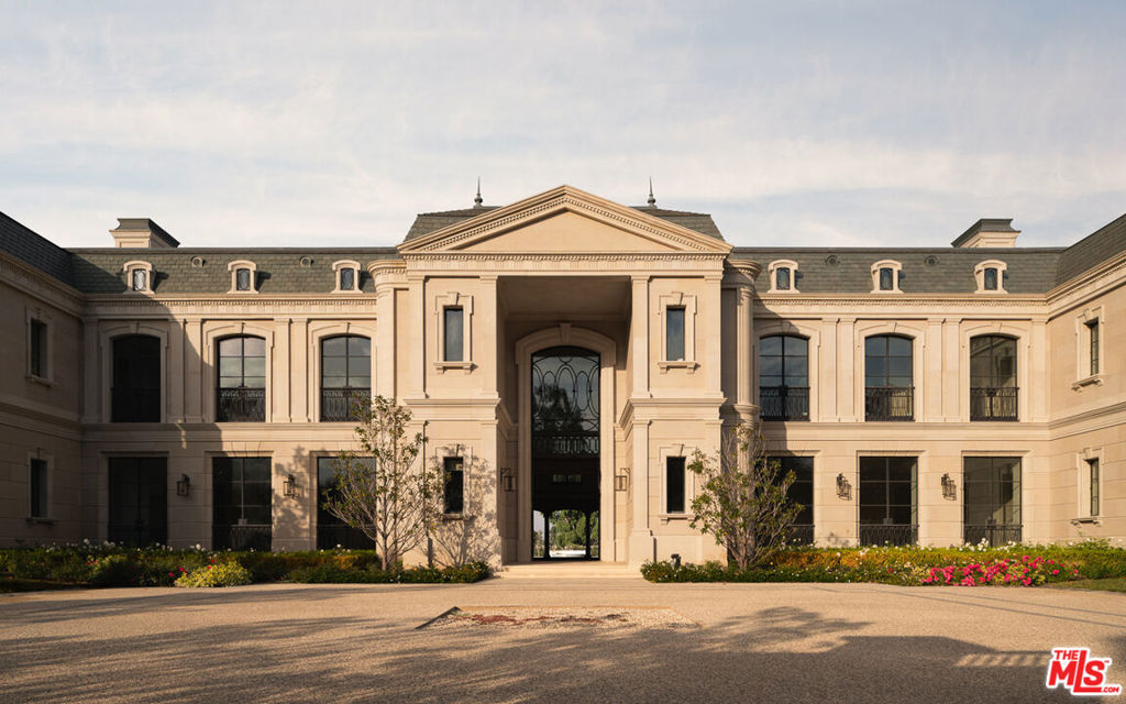 Nestled amidst the opulence of Billionaires Row, where the world's most iconic residences like the Playboy Mansion and Spelling Manor reside, stands Le Chateau de Mapleton, an exquisite estate of architectural excellence, poised to become a timeless masterpiece. Secluded behind private gates, this 11-bedroom, 27-bathroom sanctuary sprawls across 33,652 square feet on 1.2 acres of perfectly manicured grounds bordering the exclusive Los Angeles Country Club. Meticulously designed by renowned architect Richard Landry, Le Chateau de Mapleton is a lavish retreat adorned with limestone, embodying the pinnacle of luxurious living. This Holmby Hills residence offers an opportunity to curate bespoke finishes, a canvas for the discerning buyer. Its first-class amenities include a grand double staircase, a primary suite with captivating views of Beverly Hills, Hollywood Hills, City lights, and Championship Golf Course. Indulge in the grandeur of a generous formal dining room, multiple living spaces, lower-level entertainment center, lounge, billiard room, poker room, movie theater, expansive gym, wine lounge, two-story library, steam room, massage room, salon, spa lounge, multiple bars, indoor and outdoor pools, steel windows and doors, a pool house, security house, staff quarters, chef's kitchen, an 8+ car garage, and a circular motor court. Forge history with this highly sought after, rare invitation to reside in one of the world's most renowned and esteemed neighborhoods.