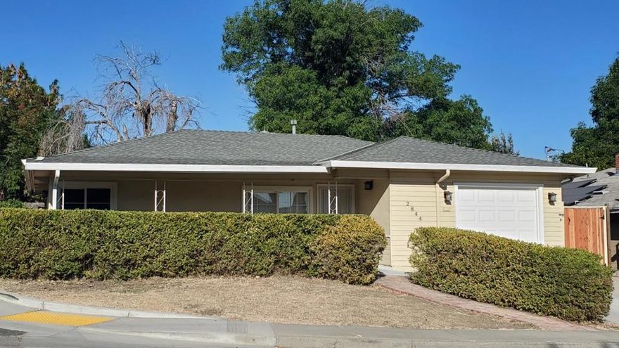 This move-in ready gem sits on a spacious corner lot and has been beautifully updated throughout. Step into a modern open kitchen featuring designer cabinetry, upgraded blind corner pullout shelf & pullout spice rack. Sleek quartz countertops, matching backsplash, recessed lighting, and brand-new stainless-steel appliances. Fresh paint and new doors throughout. Stylish LVT flooring for a clean, contemporary look. Bonus room has staging as family room and dining room (not included in county records; permit status unknown). Large corner lot with side gate perfect for extra parking or RV access. Minutes to freeway, shopping centers, and walking distance to schools.