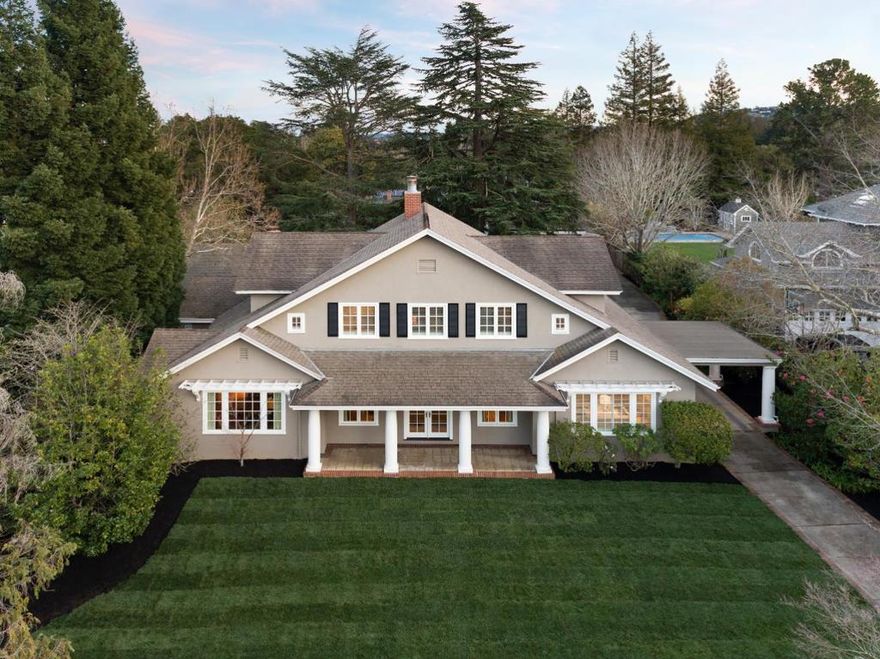SUMMER IN THE HAMPTONS: YOUR OWN PRIVATE COUNTRY CLUB AT WEST BELLEVUE! One of San Mateo Parks ultimate properties celebrates a rarity of land and architecture. Retreat to your own country club, sun-blessed atop a gentle knoll in the heart of the Park. Pre-eminent parcel showcasing 31,030 sq. ft. (.71 Acre) of 100% usable land of vast lawns & private tennis court. From the very first moment, the ambiance is East Coast personified. A sweeping front lawn becomes your red carpet to the character & luxury within. Not unlike the feeling of a Hamptons summer retreat, this indoor/outdoor beauty was built in 1922, expertly expanded & remodeled. Main level footprint fully optimizes interaction with the outdoors. 5 beds, 4 full baths, 2 half baths, plus dedicated office. The main level can live as Two Offices near Foyer (or one office/one gym), plus a Main Level Guest Suite off the FR. *Epic Great Room, FR w/ 13 ft. ceilings. *100% Usable Grounds * Walk to Downtown Burlingame & Pershing Park!