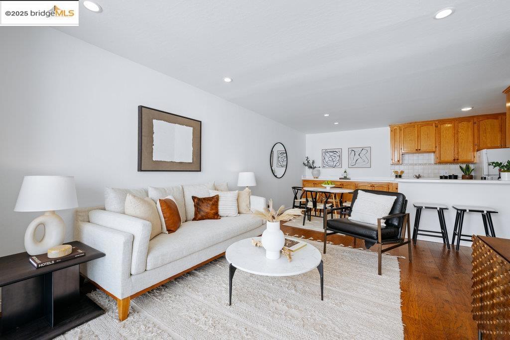 Welcome to 250 Whitmore St. #205, a charming Rockridge residence that offers a perfect blend of comfort and convenience. This 640-square-foot unit features one bedroom and one bathroom, ideal for those seeking a cozy yet functional living space. Upon entering, you'll appreciate the freshly painted interiors that create a welcoming atmosphere. The combination living/dining area opens up to a balcony, providing an outdoor space to unwind. The bedroom boasts a large closet, offering ample storage. Residents can enjoy a range of amenities, including an elevator, a swimming pool and hot tub, perfect for relaxation and leisure. The sauna and workout room cater to those with active lifestyles, providing options for both fitness and wellness. Situated in the vibrant Rockridge neighborhood, this property benefits from its proximity to the BART station, facilitating convenient travel throughout the Bay Area. A variety of shops, restaurants, and grocery stores are nearby, enhancing the ease of daily living and offering diverse dining and shopping experiences. This property is an excellent opportunity for anyone looking to invest in a home that combines practicality with a desirable location.
