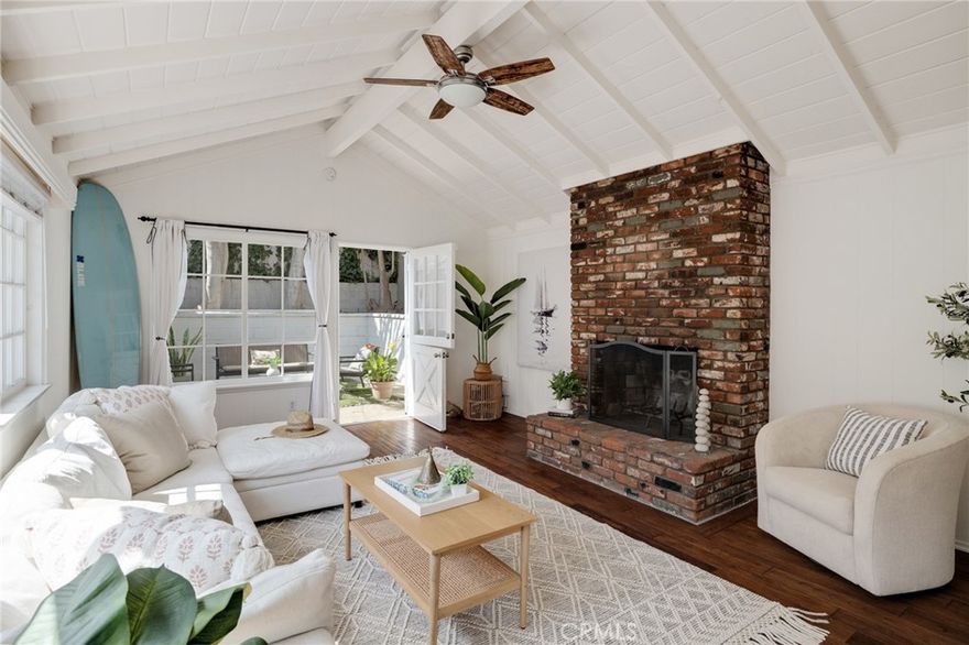 Incredible opportunity, unlimited character and endless potential all packed into this ultra-charming, craftsman beach home right at the front doorstep of Downtown Manhattan Beach! Literally the last single family home as you enter into DTMB where all the action, shops, bars, restaurants & boutiques greet you with a crystal blue ocean glisten cascading as your backdrop. 

An extremely rare find, this 2-level storybook home embraces a vintage beachy feel and lifestyle… a throwback to the classic beach days of yesteryear, you can cancel your uber & doordash accounts and lock up your car keys… just grab a pair of flip-flops and literally everything you could ever want/need is right out your front door. A few blocks to the sand, strand & pier and everything in between… from Shellback & StrandHouse to The Kettle, up to Shade MB and the greenbelt, your entire world just got compressed into a 10 minute stroll. After a long day of sun & salt, “wine down” in the sanctuary, private backyard patio space… perfect indoor/outdoor flow from the rear family room that offers a great setting for entertaining or just a quiet retreat of relaxation. Situated on a sizable sand section 30x100 lot with broad zoning, you can also enjoy endless long-term potential with a variety of creative build and re-purpose options. Surrounded by the best schools in the South Bay (just blocks to Martyr’s or Pacific and a stones-throw to MBMS, Mira Costa) Conveniently just minutes to LAX and 105/405 fwys. Priced to sell  .. don't miss your chance on this one!