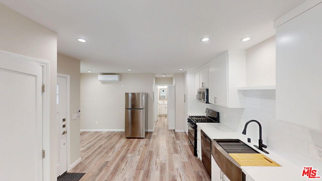 Newly Constructed 1BR/1BA in South LA! W/ Stainless Steel Appliances & In-Unit Laundry! Welcome to your brand new home in the heart of Los Angeles! This newly constructed 1-bedroom, 1 bath unit showcases modern design and high-end finishes throughout. EV charger included, offering added convenience for eco-conscious living. Perfectly nestled on a quiet residential street with easy access to freeways and Metro lines. Just minutes from Leimert Park, Baldwin Hills Crenshaw Plaza, and the scenic Kenneth Hahn State Recreation Area, this place offers green spaces, shopping, and dining right at your fingertips! FEATURES: 1 bedroom and 1 bathroom. Brand new construction. 575 sq. ft. of thoughtfully designed living space. Easy to maintain vinyl plank flooring throughout.R ecessed lighting throughout.Fully equipped kitchen with brand new stainless steel appliances including a refrigerator, gas stove/oven, microwave, and dishwasher. Ample cabinetry and built in shelving for storageShower stall with stylish bathroom fixtures in the bathroom.In unit laundry. Two wall mounted A/C units for year round comfort. Electric heat and cable ready setup. Window blinds for added privacy. Private parking space included. On-site EV charger. Located in a quiet, residential area. Small pets under 25 lbs. are allowed. (subject to PetScreening). RENTAL TERMS: Application Fee: $60 per adult. Security Deposit: One month's rent on approved credit. However, there are certain exceptions for small landlords who own just two properties, provided that the total rental units between these properties do not exceed four. Landlords who qualify as small property owners may charge up to two months' rent.Lease Term: 12 monthsRenters' insurance is required. Small pets under 25 lbs. are allowed. (subject to approval). Monthly pet support fee from $75 to $125 (depending on Petscreening rating). Parking: 1 parking space.