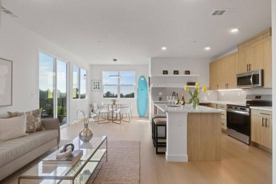 Welcome to 809 Fassler Avenue, a beautifully designed contemporary home nestled in the scenic hills of Pacifica. This modern residence offers a perfect blend of coastal serenity and stylish living, with sweeping ocean and canyon views that capture the essence of Californias coastline.  Step inside to discover an open-concept layout filled with natural light, featuring high ceilings, sleek finishes, and expansive windows that frame the dramatic landscape. The living area flows seamlessly into a spacious kitchen equipped with quartz countertops, stainless steel appliances, and ample cabinetry perfect for both everyday living and entertaining.  The primary suite provides a private retreat with a luxurious en-suite bathroom and a walk-in closet, while additional bedrooms offer flexibility for family, guests, or a home office. A private deck invites you to unwind and enjoy sunset vistas, cool ocean breezes, and the quiet beauty of Pacificas hillside setting.  Located just minutes from beaches, hiking trails, and convenient access to Highway 1, 809 Fassler Avenue combines the best of modern comfort and coastal lifestyle. Experience the tranquility of nature without sacrificing proximity to San Francisco and Silicon Valleyan exceptional opportunity to call Pacifica home.