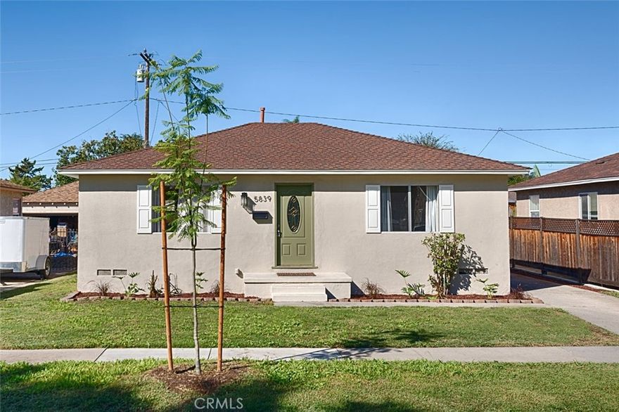Don’t miss this one! Complete Restoration inside and out With ADU potential! — featuring a Updated kitchen with new flooring, new cabinets, and beautiful quartz countertops. You’ll also find a brand-new bathroom, all-new interior doors, newly textured walls, and a freshly painted interior. This home sits on a raised foundation, offering classic charm and easy access for future updates. Central air conditioning is an added amenity, providing year-round comfort. The exterior shines with fresh paint, plus a two-car garage and a long driveway offering ample parking or an excellent opportunity to build an ADU. Situated on a generous lot in a great area — walking distance to Mayfair Park and the Lakewood Town Center Mall, and close to schools and shopping — this home truly has it all!