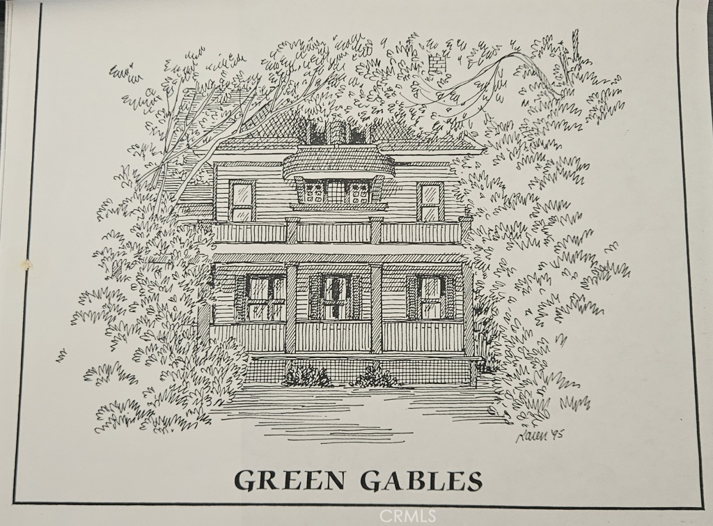 Welcome to Green Gables - a 1891 Victorian Queen Anne steeped in romance & charm. A history-lover's delight! Built just ten years after Redlands, CA, was founded, this stunning lady in green once saw horse-drawn carriages & hand-cranked phonographs. It oversaw the beginning of the citrus boom in Redlands. Today, you can have the special privilege of being connected to your home & the entire city of Redlands in a way few others could even dream of. An enviable & historical status statement. Recently repainted in 2021, this passionately restored 7-bed, 5-bath home retains its original wood floors, exterior & interior Victorian decorative elements, original doors & door hardware, bullseye trim, original windows with historic wavy glass & ornate framework, antique ceiling medallions, and a treasure trove of other Victorian delights. Enter through a solid wood front door featuring its original glass panes & muntins. Inside, find a blend of tastefully hand-painted walls, wood panelling, and beautifully embossed William Morris wallpaper from London, all period-appropriate. Redwood & pine bring warmth to the interior & the grand staircase. The double kitchen features plenty of cabinet & counter space, two sinks, three breadboards, and a butler’s pantry with a service window & swinging door to a grand formal dining room. There are original, irreplaceable gems here, like a speaking tube that reaches the second floor, hookups for service bells, and a servant staircase. Antique pocket doors connect the formal dining room to a roomy parlor. Spend quality time here in the parlor, in a private sitting room, take in the view from a gorgeous Juliet balcony, or connect to nature in the solarium. Upstairs, discover a breathtaking landing with a heritage library. All bedrooms & sitting areas are quite spacious for the period. The primary suite offers tons of room & natural light, a separate sitting/dressing lounge, and an ensuite bathroom with a clawfoot tub, marble counters, and a basin sink. On the top floor, find bonus living quarters or an area for your private study with an additional bath. A pull-down ladder on this floor gains you access to a loft. Outside, the grounds are home to scenic walkways with cypress, jacaranda, pomegranate, lemon, lavender, butterfly bush, and native milkweed. A workshop & shed provide additional outdoor storage. This is your chance to own a true heritage home and have a legitimate claim to the story of Redlands, CA!