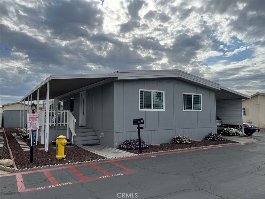 Beautiful Doublewide Mobile home in a community park for all ages. Home features 3 bedrooms, 3 bathrooms. Inside you will find a remodeling and BEAUTIFUL mobile home everything is new, and spacious kitchen, cozy living room, a dedicated dining area and a convenient laundry room. The community offers a clubhouse, swimming pool, laundry area, and RV parking area located near the freeway, shopping center and schools. Don't miss your chance to make this delightful property your new home sweet home! Schedule a showing today!