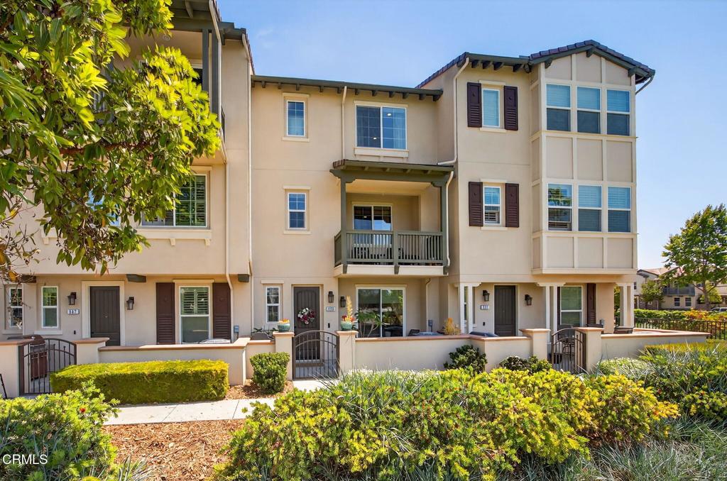 Welcome to 559 Mustang St., nestled in a highly sought-after Camarillo neighborhood. This beautiful tri-level home offers the perfect blend of comfort, convenience, and natural beauty. Enjoy breathtaking sunset views from your windows or balcony, and take advantage of the 5-acre Mel Vincent Park just steps from your front door, perfect for activities such as: weekend picnics, or playtime.Spanning nearly 1,700 square feet, this smart home features 3 spacious bedrooms plus a dedicated office - ideal for today's work-from-home lifestyle - along with 2 full bathrooms and a convenient guest powder room. All bedroom closets include built-in customizable shelving and drawers. A dedicated laundry room offers upper and lower cabinets, and the garage features epoxy flooring, custom storage, a utility sink, and the capability to add an EV charger.Step into a space that's both fresh and sophisticated. The thoughtfully designed layout maximizes square footage while offering distinct living zones, providing privacy when you need it and connection when you want it. Clean lines, premium finishes, and an open-concept design create an inviting atmosphere that's both cozy and functional.Smart home technology enhances daily life with practical convenience. Easily control lighting, climate, security, and motorized shades from your phone or the touch of a button. This move-in ready luxury home is perfect for someone who appreciates modern design and spectacular views.Ideally situated near top-rated schools, dog parks, and a variety of entertainment options, this home offers easy access to grocery stores, the Camarillo Outlets, and local beaches - all while providing a peaceful, scenic retreat to come home to.Don't miss this rare opportunity to own a modern home in a prime location with incredible views that make every day feel special.