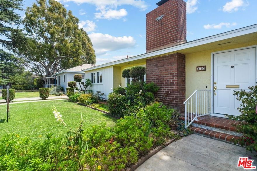 This inviting single-level home serves as the front unit of a well-maintained duplex, ideally situated just one block from the vibrant heart of Downtown Culver City. Offering an unbeatable location, the property combines classic charm with everyday convenience. The sun-filled living room features large windows, a cozy fireplace, and flows seamlessly into a spacious kitchen with abundant cabinetry and room for dining. The home includes three bedrooms and two bathrooms, providing flexibility for family, guests, or a home office. Beautifully refinished hardwood floors run throughout, enhancing the warmth and character of the interior. Step outside and enjoy all that Downtown Culver City has to offer award-winning restaurants, lively cafes, boutique shops, theaters, and nightlife, all just a short distance away. With easy access to the Metro Expo Line, the Culver Steps, and Sony Pictures Studios, this location offers both a dynamic lifestyle and everyday convenience.