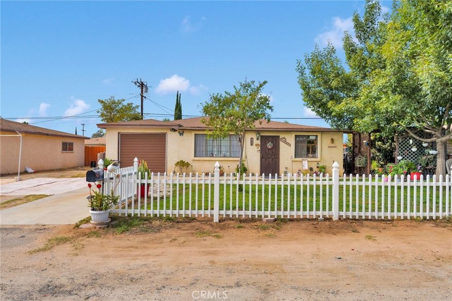 Welcome to this beautifully maintained home located in a desirable Moreno Valley neighborhood. Offering 3 spacious bedrooms and 2 bathrooms, this residence features an inviting open floor plan with abundant natural light throughout. The living room boasts a cozy fireplace, perfect for relaxing evenings, while the dining area flows seamlessly into the updated kitchen with modern appliances, ample cabinetry, and plenty of counter space.

The primary suite includes a private bath and generous closet space, while the additional bedrooms provide comfort and flexibility for family, guests, or a home office. Step outside to a large backyard with a covered patio—ideal for entertaining, gardening, or simply enjoying the California sunshine. Additional highlights include a 2-car garage, central A/C, and close proximity to schools, shopping, parks, and commuter-friendly access to the 60 freeway. Don’t miss the opportunity to make this move-in ready Moreno Valley gem your new home!