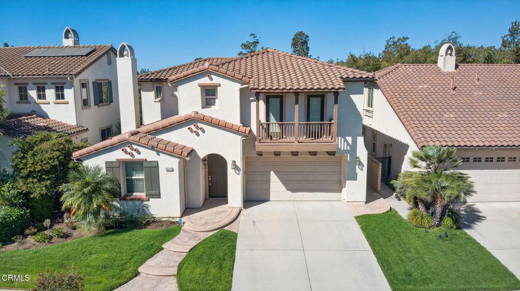 Great Opportunity to own this dream home in the highly desirable gated community of Moorpark Highlands! This stunning 5-bedroom, 3.5-bathroom residence offers 3,198 sq ft of living space, filled with natural light from an abundance of windows throughout. The thoughtfully designed kitchen features ample cabinetry, granite countertops, large center island and a functional layout perfect for entertaining. Enjoy the convenience of a bedroom with a private bath on the main floor, ideal for guests or multi-generational living. Upstairs, unwind in the cozy loft area, perfect for a home office, or reading nook. The expansive primary suite offers a true retreat with a spacious en-suite bathroom that includes double sinks with cream-colored stone countertops, a walk-in tiled shower, a soaking tub surrounded by beautiful tile, and a generous walk-in closet. Additional highlights include 3 bedrooms, a bathroom with dual sink and shower over tub, and a laundry room with countertops and cabinets. Low maintenance backyard with fruits trees and nice wood gazebo. This lovely neighborhood has pool, spa and BBQ area. Conveniently located to Mammoth Highlands Park, trails, shopping, restaurants and the Moorpark College.