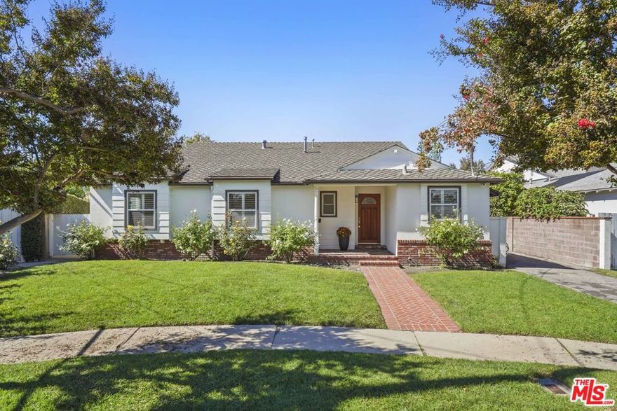 Welcome to this stunning pool home, perfectly situated on a quiet cul-de-sac on a large grassy lot. This beautifully updated 4-bedroom, 3-bathroom home features a completely remodeled kitchen, a built-in office area off the main living space, a stylishly appointed laundry room, and a detached two-car garage. The spacious primary suite offers custom built-ins, a walk-in closet, and a gorgeous en-suite bathroom. The backyard is an entertainer's dream with a sparkling pool framed by mature landscaping, creating a private and tranquil oasis. Ideally located in a highly sought-after pocket of Valley Village bordering Sherman Oaks, this home is just minutes from Whole Foods, Sherman Oaks Fashion Square, The Shops at Sportsman's Lodge with Erewhon & Equinox, super easy access to the 101 freeway and so much more. Pool maintenance and weekly gardener are included in this lease.  This one checks so many boxes, don't miss this fabulous opportunity!