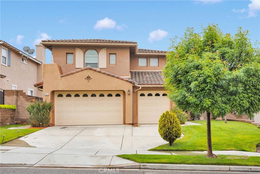 Welcome to this stunning two-story home located in the highly sought after community of Chapman Heights in the city of Yucaipa. Located on the Golf Course offering 4 spacious bedrooms and 3.5 bathrooms with an upstairs loft sprawling over 3,578 Sq Ft of well-designed living space, this home combines elegant architecture with functional comfort. Enjoy panoramic mountain, foothill, and golf course views from multiple vantage points of the home.  The charming front patio with arched columns and tile flooring sets the tone for this impressive residence. Step inside to a formal foyer that opens into a thoughtfully designed open-concept floor plan featuring a formal dining room, formal living room with vaulted ceilings filled with natural lighting, a gourmet kitchen complete with granite countertops and a matching backsplash, breakfast bar, double oven, under-cabinet lighting, and a cozy breakfast nook.



Architectural details such as arched doorways, decorative niches, and elegant chandeliers add character and sophistication throughout. Downstairs offers a private bedroom and bathroom — perfect for guests or multigenerational living. Upstairs, a spacious landing leads to two generously sized guest bedrooms, Jack-and-Jill bathroom, and a front-facing balcony. The luxurious primary suite features a fireplace, private balcony with breathtaking views, a walk-in closet, and an en suite bath with dual sinks, soaking tub, tile shower, and vanity area.  Additional highlights include an attached 3-car garage and large laundry room with plenty of storage and a utility sink. The low-maintenance backyard offers a peaceful courtyard-style layout with a wraparound concrete patio and a wrought iron fence for unobstructed golf course views.



Nestled in a beautiful, well-maintained neighborhood near the 10 FWY, shopping centers, and parks — this home is a rare opportunity in one of the most desirable communities!