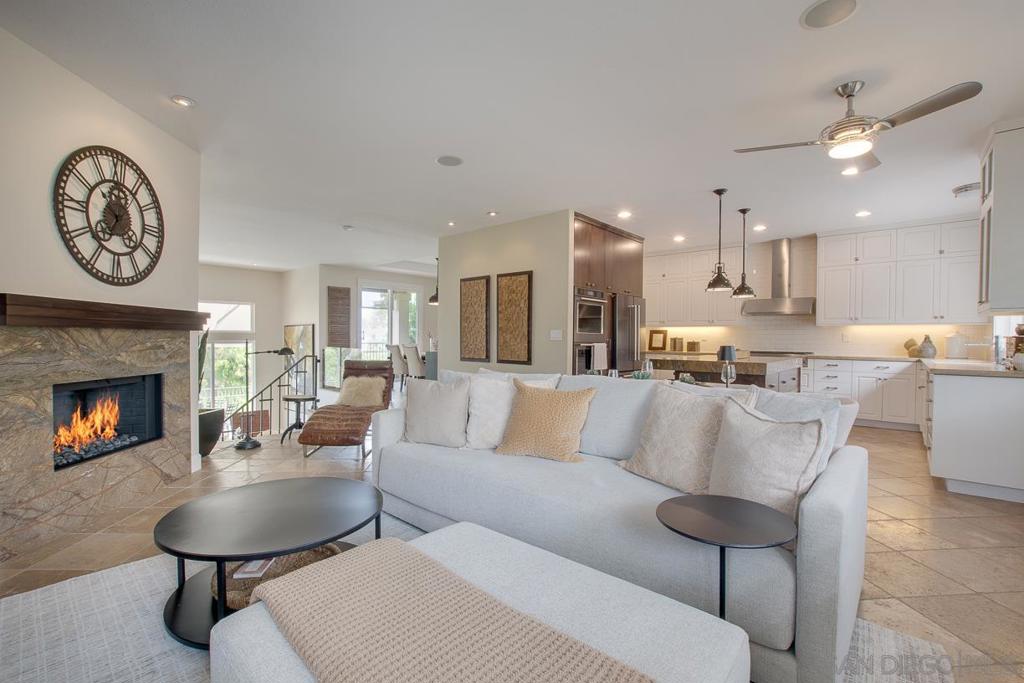 You'll never want to leave! This beautiful home located in the exclusive Ridgegate Community comes fully furnished, a chef's dream kitchen that was just remodeled and serene views to the east. Available Sept 15 to May 31 for 3-months minimum. This home has been impeccably maintained and has only the highest-quality upgrades. The tri-level, open floor plan allows a natural, easy flow perfect for entertaining and enjoyment of all the features. This home has a large, private master bedroom, the two additional bedrooms share bath and a convenient powder room off the living area. Natural English walnut wood plank flooring, remodeled Billiards Room, with built-in bar and 8' pool table also has Panoramic sliding glass doors that open to backyard living area and built-in BBQ. The oversized 3-car garage has ample storage and new Sparta Flex flooring. You must see this fabulous home to appreciate all it's features, there's too many to list! Just minutes to La Jolla Village, The Shores, La Jolla Country Club, La Jolla Beach and Tennis Club and miles of public beaches. Easy commute to the freeway. Community pool, spa, parks and sports area. 3-month minimum rental, rate negotiable based on term. Please take our virtual tour! https://youtu.be/v6H2WPVs-k4