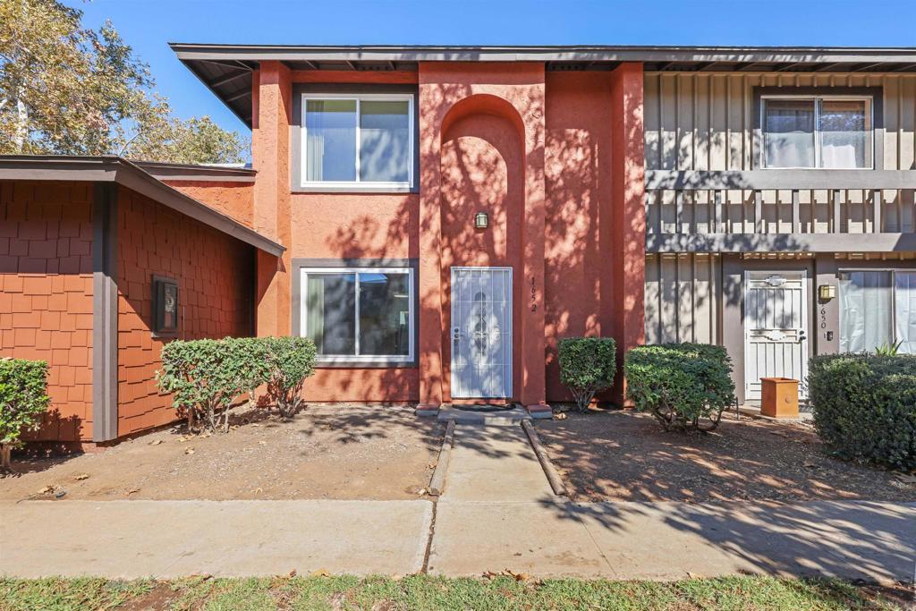 Welcome to this charming 3-bed, 1.5-bath townhome in the desirable Pepper Drive Estates community of El Cajon! Enjoy a bright, comfortable layout featuring a spacious living area, dining space, and an upgraded kitchen. All three bedrooms and the full bath are conveniently located upstairs, while a guest half bath is on the main level. Laundry is conveniently located in the private backyard area, offering easy access right from your home. You’ll have two parking spots—one shared space in a two-car garage and another directly in front for added convenience. The HOA covers water, sewer, and trash, helping keep monthly costs low, and the community features a refreshing pool perfect for sunny San Diego days. This well-maintained, clean home is move-in ready and perfectly located near shopping, dining, and quick freeway access to 8, 67 and 52. A great opportunity for first-time buyers or anyone looking for value, comfort, and convenience in East County!