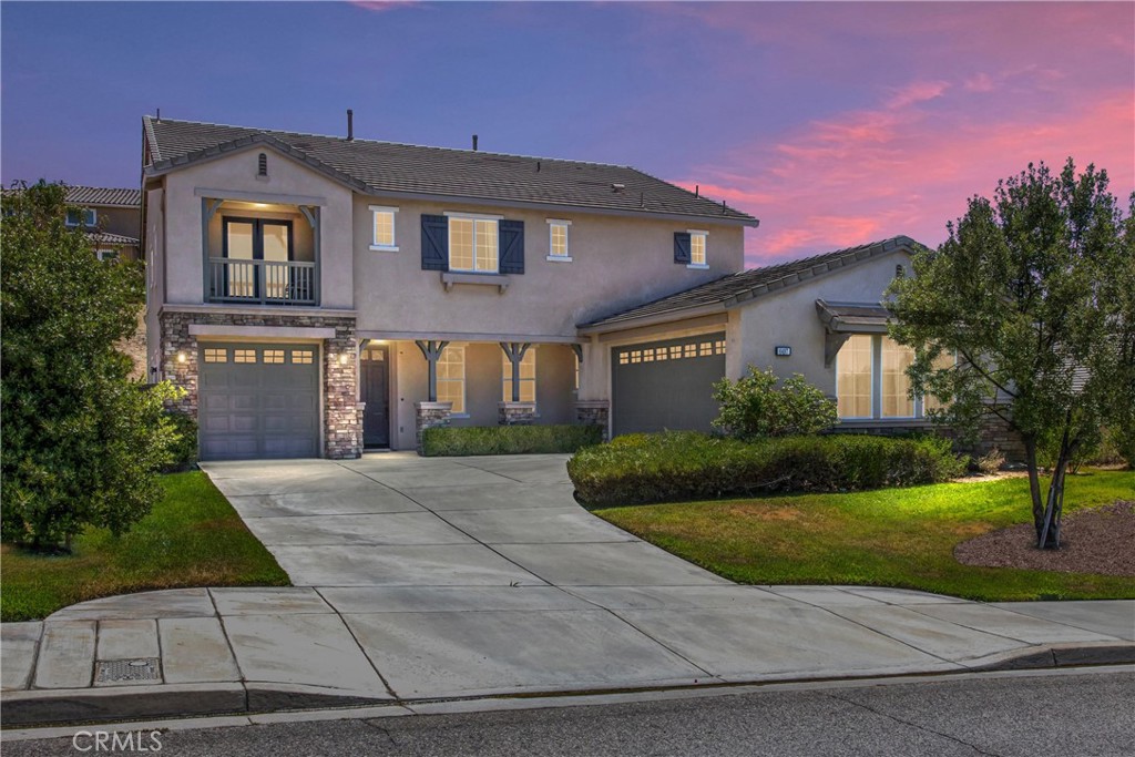 Welcome to Citrus Estates in East Highlands Ranch. This spacious home offers 4bedrooms, 3baths, with an exceptional living experience, combining comfort & functionality. The open floor plan creates a seamless flow throughout the main living areas, making it ideal for both entertaining and everyday living. The high ceilings and expansive windows offer lot's of natural light, enhancing the sense of space. The Large loft upstairs provides a versatile space, that can used as an additional living room, home office, gym or be converted into two additional bedrooms. Primary bedroom upstairs offers two walk-in closets, and a tranquil jetted tub in the primary bathroom for you unwind and de-stress. New heating system, whole house insecticide system, a PAID OFF water purification system and ALL appliances are included. East Highlands Ranch HOA community has SO much to offer, a catch & release lake, 2 swimming & 2 waddling pools, 2 spa's, 3 playgrounds, a basketball court, volleyball court, tennis & pickleball courts, a softball field, numerous walking trails, hiking trails, a club house for special events & orange & peach groves for you to enjoy. Located in a highly desired neighborhood & conveniently located within minutes of the 210 freeway, schools, grocery stores including the newly built Costco, and within 10minutes of the Mountain Grove & Citrus Plaza shopping center's in Redlands!