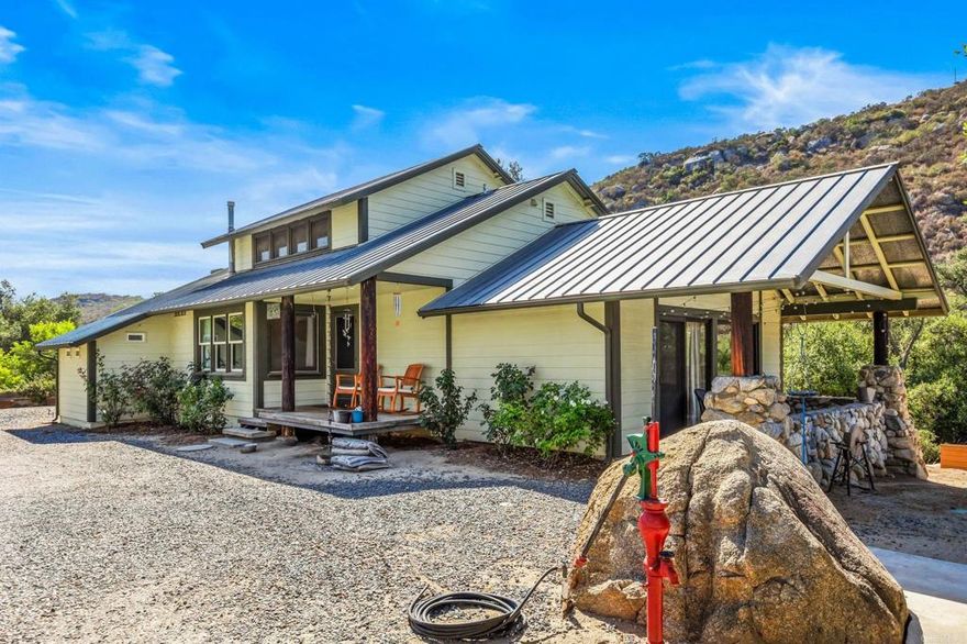 Opportunities like this are few and far between. With its combination of expansive acreage, architecturally designed residence, income-generating potential, and unmatched privacy, this property stands out as one of the most unique estates in North San Diego County. Here, you’ll find more than a home—you’ll find your own personal oasis. Whether you’re seeking a family compound, an investment property, or simply a peaceful retreat to recharge and reconnect with nature, this estate is a once-in-a-lifetime offering. In addition to the main residence, the property includes several unique structures that enhance its versatility and appeal: Detached Two-Bedroom Dwelling: Currently tenant-occupied, this second home offers income potential, guest accommodations, or multi-generational living options. Studio Apartment Above the Workshop: Located within the loft of a spacious shop building, this studio apartment is perfect for visiting guests, an artist’s retreat, or even as an office space. These additional living quarters make the estate an ideal option for extended families, rental income, or those who value flexible living arrangements.