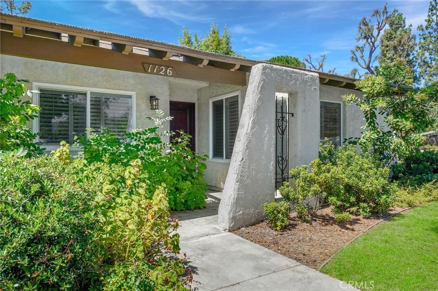 Price Improvement On This Beautifully Renovated Single-Story Condo in Highly Desirable Village Glen!
Don’t miss this stunning 2-bedroom, 2-bathroom home, thoughtfully updated from top to bottom for modern comfort and style. Move-in ready and set on a single level, this residence offers an inviting open floor plan filled with natural light.
Step inside to find fresh interior paint, new laminate plank flooring throughout, and dual-pane energy-efficient windows that create a warm and airy atmosphere. The spacious living room features a cozy fireplace, plantation shutters, and recessed lighting for a touch of elegance.
The kitchen is a true showpiece, showcasing brand-new cabinetry, granite countertops, a stylish tiled backsplash, and Brand New Stainless-Steel Appliances, Including Stove, Refrigerator, Microwave, and Dishwasher. Perfect for Cooking and Entertaining Alike!
Two generously sized bedrooms feature recessed lighting and ample closet space. The updated hallway bath includes a beautifully tiled shower with tub, granite vanity, new cabinetry, and tiled flooring. The primary suite offers direct patio access, mirrored closet doors, and a private remodeled ¾ bathroom with granite counters, modern cabinetry, and a tiled shower.
Additional upgrades include a brand-new central heating and air conditioning system for year-round comfort. The super quiet AC unit enhances your outdoor relaxation! Outdoors, enjoy your own private stamped-concrete covered patio and quiet and private backyard—ideal for relaxing or entertaining. The detached two-car garage and plentiful guest parking add convenience.
Village Glen residents enjoy beautifully maintained lush grounds, walkways, pools, and spas. The location is unbeatable—just steps away from shopping, dining, and markets, with quick access to the 101 freeway.
This turnkey home truly has it all—style, comfort, and convenience. Nothing to do but move in, enjoy, and make it your own! Add This Beautiful Home To Your Must-See List!!