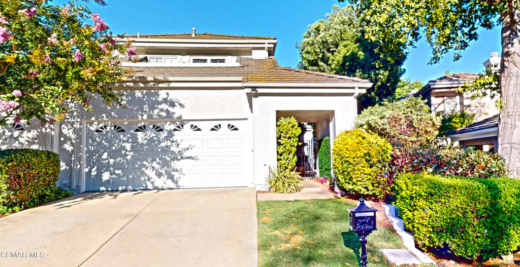 Exquisite North Ranch Residence in Westlake Village! Nestled in the heart of Westlake Village's prestigious Braemar North Ranch community, this stunning two-story residence offers an unparalleled blend of elegance, comfort, and modern convenience. Spanning 2,438SF*, this meticulously updated home features three spacious bedrooms and two-and-a-half bathrooms, designed to elevate everyday living. Perfectly situated on a serene cul-de-sac street with ample guest parking, this home is just moments from the vibrant North Ranch Play-fields, offering soccer fields, softball fields, basketball and tennis courts, beach volleyball, playground, and community pool area. With close proximity to Oak Park Shopping Center, North Ranch Center, North Ranch Country Club, and the 101 Freeway as well. This location ensures effortless access to both leisure and convenience. Step inside to discover an open-concept layout that seamlessly connects a grand living and dining area with a state-of-the-art kitchen, ideal for hosting gatherings or enjoying quiet evenings at home. The expansive primary suite serves as a luxurious retreat, complete with a private balcony with mountain views, a dual-vanity bathroom featuring a separate shower and soaking tub, and two generous closets for ample storage. Adding to the home's versatility, a light-filled loft area illuminated by a skylight offers endless possibilities as a potential fourth bedroom, home office, or creative studio. This home has been thoughtfully upgraded with modern comforts in mind, including a recently updated A/C and heating system, full copper re-piping, fresh interior and exterior paint, and sleek new wood-style flooring throughout. Practical amenities such as an indoor laundry room, a private rear patio with a cover for outdoor relaxation and complete privacy from the back and sides while surrounded by trees providing a secluded and peaceful setting. Also boasting a two-car direct-access garage with an automatic roll-up door and re-surfaced flooring to enhance the ease of daily living. A true gem in a coveted location, this Braemar North Ranch residence is a must-see for discerning buyers seeking sophistication and functionality in beautiful Westlake Village. Schedule your private tour today to experience this exceptional home firsthand.