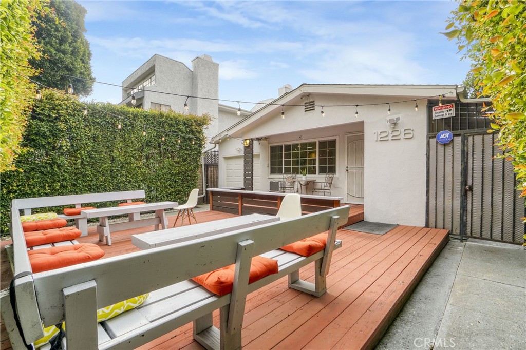 FULLY VACANT HOUSE + 3 UNITS | A unique opportunity to own a fully vacant 4plex in the heart of Santa Monica. Whether you're an owner-user looking to live in one unit and rent the others, or an investor ready to set market rents from day one, this property offers the kind of flexibility that's nearly impossible to find especially in Santa Monica. Located just off Wilshire Blvd, you're minutes from everything: Douglas Park, Whole Foods, Trader Joe's, UCLA Medical Center, The Water Garden and Colorado Center Park. With an unbeatable Walk Score, this is the type of neighborhood people stay in for years.The front home is a spacious and fully remodeled 3-bedroom, 2-bath house with a den, modern fixtures, a private front deck, and 10-foot privacy shrubs that require virtually no upkeep. Behind it are three remodeled 1-bedroom, 1-bath units, perfect for extended family, guests, or strong rental income. All units will be delivered fully furnished. Additionally, there are garages in the back that presents strong ADU potential. The property also features a new energy-efficient roof with reflective material, keeping things cool and efficient. With no tenants, this property gives you a rare advantage in Santa Monica full control from day one. Live in the front, lease the back, build out an ADU, or simply hold a strong asset in a coastal market.