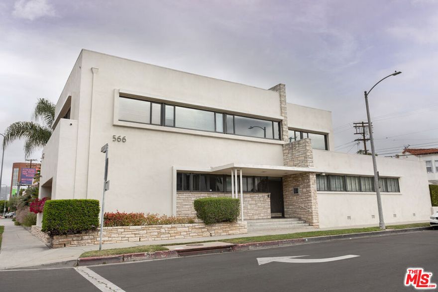 The  PSYCHOTHERAPY BLDG at 566 S. San Vicente Blvd. houses ONLY Psychotherapists, Psychiatrists and related professionals. Office #203-NW is newly available after decades of being occupied by it's psychotherapist. It is a large, spacious, west facing office on the second floor, with a beautiful and expansive view of the Beverly Hills streetscape 150 feet away and of the grassy San Vicente Blvd landscaped median with Palm  Trees waiving in the breeze. This office just completed a remodel:  New blinds over continuous 4 foot high windows to the West and to the North,  3 of which are openable. New bases thruout, new paint, and new carpet. To the north the view overlooks a huge palm tree in the foreground and rolling hills in the background. On-site tandem parking is available separately for $115 per stall per month
