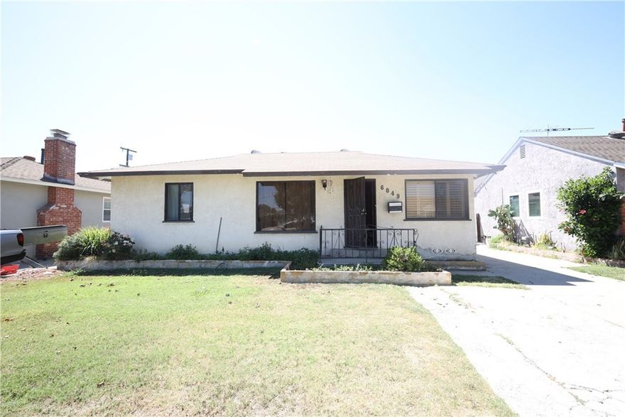 ACCESS TO VIEW THE PROPERTY !!! Dream home! Perfect, perfect, perfect...Single-family residence in the City of Lakewood with 3 bedrooms, 2 bathrooms and ADU added 3 rooms 140 sq/ft , 270 sq/ft and 540 sq/ft all together total sq/ft added is 980 sq/ft , a detached oversized two-car garage. The home features new paint and new flooring , an open living and dining layout, a family room, and a laundry room. Situated on a 5,461 sq ft lot bordering the cities of Artesia, Cerritos, and Bellflower. Property will be delivered vacant at close of escrow. Buyer to independently verify all square footage, bed/bath count, lot size, permits, and other information related to the property. Home is being sold in as-is condition. There is  subdivide and added another unit as an ADU in the rear of the home. This great price includes a nice floor plan and spacious living room with an additional family room.