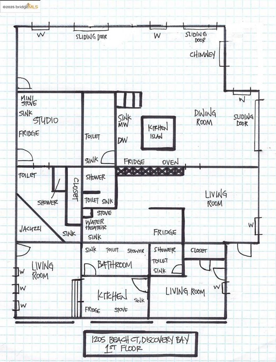 Beach Ct is a property located in Discovery Bay, California, specifically at1205 Beach Ct, Discovery Bay, CA 94505. It's a single-family home with 5 bedrooms and 4 bathrooms. This a great location needs work.