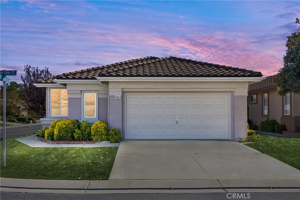 Stunning Columbine Model – Sun Lakes Country Club 
Nestled in the vibrant Sun Lakes Country Club community is this beautiful 2 bedroom, 2 bath, 1,471 sq. ft. home known as the “Columbine.” Perfectly situated on a corner lot with picturesque views of the San Jacinto and San Gorgonio Mountains, this popular floor plan offers comfort, charm, and style.
As you enter, you’re greeted by a welcoming area that can serve as a den, office, or hobby room — a flexible space to fit your lifestyle. The spacious living room features abundant natural light and a cozy fireplace, creating a warm and inviting atmosphere. The open kitchen and dining area make entertaining a joy, offering plenty of room for gatherings with family and friends.
The primary suite includes a walk-in closet, sliding door access to the patio, and a private bath with dual sinks. The guest bedroom and full bath are conveniently located nearby, providing comfort for visitors. Additional highlights include an indoor laundry room, an alumawood-covered patio for relaxing summer evenings, and an attached 2-car garage with a special RV electrical hookup to power your RV, and direct kitchen access and extra storage.
Compare this value to homes in San Diego, Orange, or Los Angeles Counties — and you’ll see why Sun Lakes remains one of Southern California’s best-kept secrets. This gate-guarded 55+ community features 24-hour security and an impressive list of amenities:
Two 18-hole golf courses (Championship & Executive)
Driving range and two golf pro shops
Three clubhouses, grand ballroom, and two restaurants
Indoor & outdoor pools
Tennis, pickleball, bocce ball
Dozens of clubs, events, and activities year-round
IF YOU’RE LUCKY ENOUGH TO LIVE IN SUN LAKES – YOU’RE LUCKY ENOUGH!