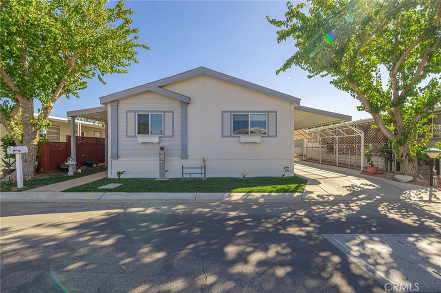 CALLING ALL SENIORS 55 AND OVER!!!! Senior Community - 55 and older. Don't miss out on this spacious 3 bedroom, 2 bath mobile home situated in what appears to be a quiet and private area. This home has a lovely kitchen and dining space with 2 separate living room areas. There is a bedroom with bath on one side of the home and the other two bedrooms share a second bathroom located in between them. There is a ramp on one side where parking and easy access are available thru the backdoor. There is a patio on the other side where you can truly enjoy a peaceful setting anytime of the day! Please note that there is a shed at the back end of each side of the home!