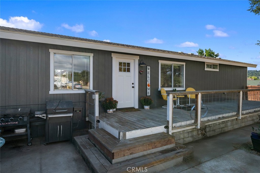 Private Half-Acre Retreat with Spacious Upgraded Home and Shop
Discover this beautifully upgraded manufactured home tucked away on a private, flat, and usable half-acre flag lot. Set back from the street, the property offers a peaceful and inviting atmosphere with ample room to bring your vision to life.
A long, private driveway leads to a welcoming front entry deck and generous parking areas. Inside, you’ll find a bright, open floor plan with vaulted ceilings and a seamless flow between the great room, dining area, breakfast bar, and additional living space—perfect for both everyday living and entertaining. The spacious kitchen overlooks the backyard and includes a pantry and adjacent laundry room for added convenience.
The primary suite is thoughtfully situated on one side of the home, featuring an ensuite bathroom and a large closet. Three additional bedrooms and a full bathroom are located on the opposite side, providing comfort and privacy for family or guests. Light and airy, the home offers a warm and welcoming feel throughout.
The expansive front, side, and back yards provide endless opportunities—whether you envision lush gardens, outdoor entertaining spaces, or future improvements. A 20' x 21' shop with 240-volt power (ideal for welders, equipment, RV or EV charging) is equipped with excellent lighting, multiple 120-volt outlets, and a built-in 20' x 4' loft for additional storage.
Conveniently located just minutes from U.S. Route 101 and the vibrant Atascadero downtown, this property combines privacy, space, and accessibility—an exceptional opportunity to create your dream home.
