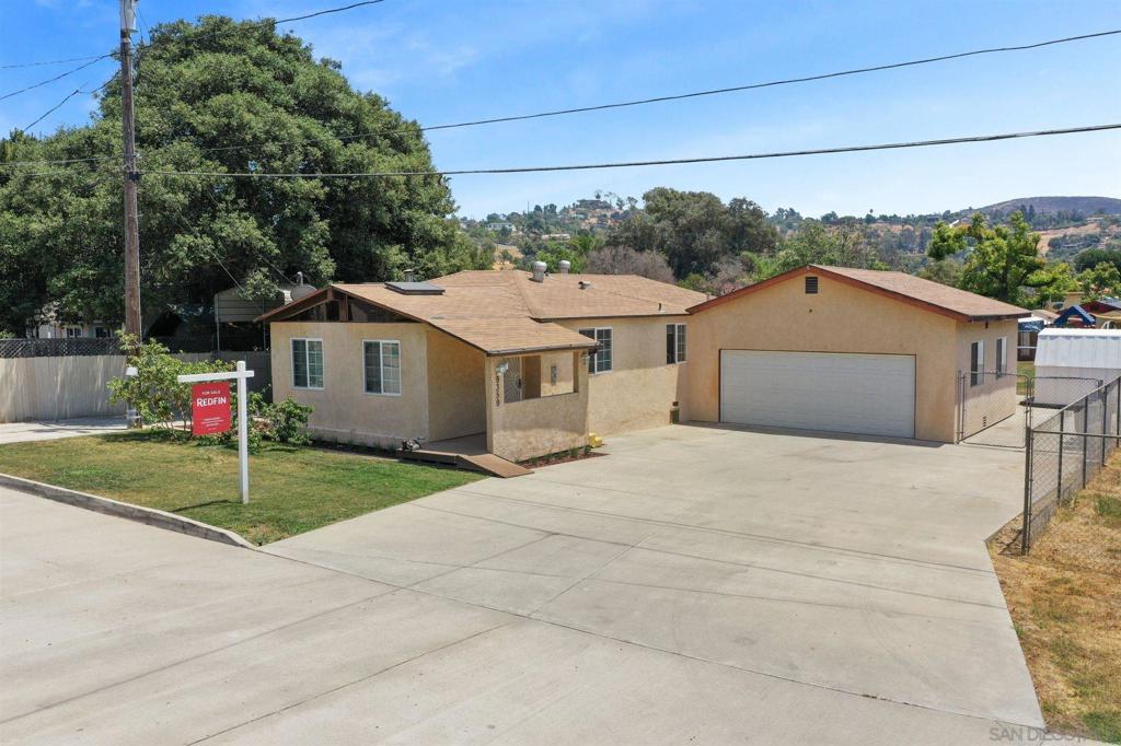 Welcome to 9359 Simms! Situated on a nice quiet cul-de-sac, this property is in an ideal location for raising a family. This Spring Valley home features: three bedrooms, two full bathrooms, an oversized garage, air conditioning, room to build an ADU, RV hookups with water, sewer, and electric, and so much more! The home boasts a large backyard with park equipment, swings and an inground pool -- perfect for entertaining your friends and family with BBQs and pool parties all year long. Don't miss your chance to own a large lot underneath the San Diego sun! Room Dimensions are estimated. Complex Features: ,,, Equipment: Pool/Spa/Equipment, Shed(s) Sewer: Septic Installed Topography: LL