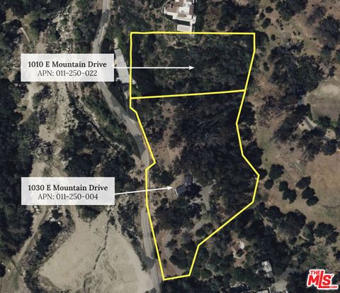 Tiny photo for 1030 E Mountain Drive, Santa Barbara, CA 93108 (MLS # 25604433)