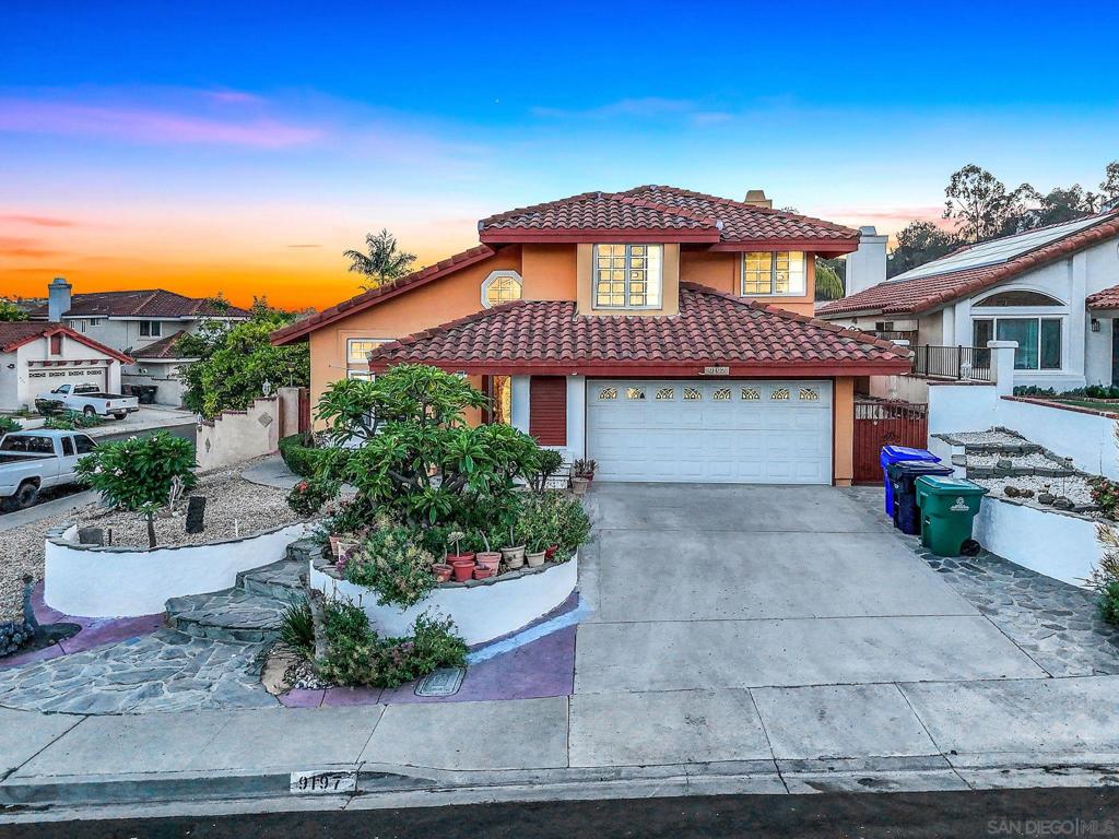 Time to stop your home search! Welcome to 9197 Buckwheat St—a beautifully maintained home nestled on an oversized 6,831 sq ft corner lot in the heart of Rancho Peñasquitos, one of San Diego’s most desirable neighborhoods. Located within the award-winning Poway Unified School District, this home offers both exceptional value and an unbeatable lifestyle for families or anyone seeking comfort, convenience, and community. Inside, you’ll find a thoughtful layout with a full bedroom and full bathroom downstairs—perfect for guests, multigenerational living, or a private home office. The home is truly move-in ready, featuring fresh updates, abundant natural light, and great indoor-outdoor flow. Step into the backyard and enjoy your own private oasis: mature fruit trees, a gazebo for relaxing or entertaining, and plenty of space to garden, play, or even add a pool. The corner lot provides added privacy and curb appeal, with no immediate neighbors on one side. Don't miss your chance to live in a thriving community close to parks, trails, shopping, and easy freeway access. This is the one you’ve been waiting for!