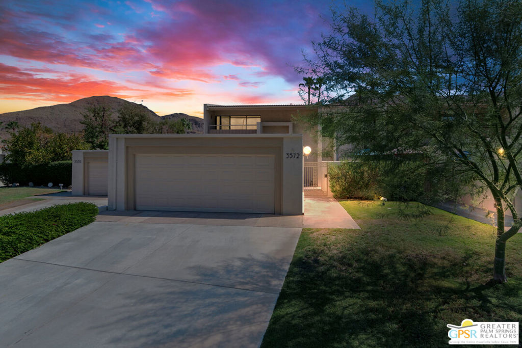 Tucked into the scenic hills of highly sought-after Andreas Hills in South Palm Springs, this beautifully spacious 3-bedroom, 3-bath residence offers sweeping mountain views and effortless desert living. Located in the prestigious Andreas Hills, this rare opportunity lies within Phase 3 an exclusive enclave of just 26 architecturally significant units designed by the acclaimed William Cody. Set on Fee Simple land (no land lease) and spanning 7 acres of privately owned grounds, the community offers a low-density layout that prioritizes privacy, tranquility, and visual harmony. The residence features two generous primary suites with oversized walk-in closets, plus a third bedroom that easily functions as a den, media room, office, or gym.Just steps from the community pool and spa, and moments from tennis courts and scenic hiking trails, the home is ideally positioned for both relaxation and recreation. This is a pet-friendly, well-maintained community that captures the essence of Palm Springs living, modern, refined, and surrounded by natural beauty. Thoughtfully priced to offer exceptional value in one of the city's most desirable neighborhoods, this residence represents a rare opportunity to own a piece of architectural history at a competitive offering.