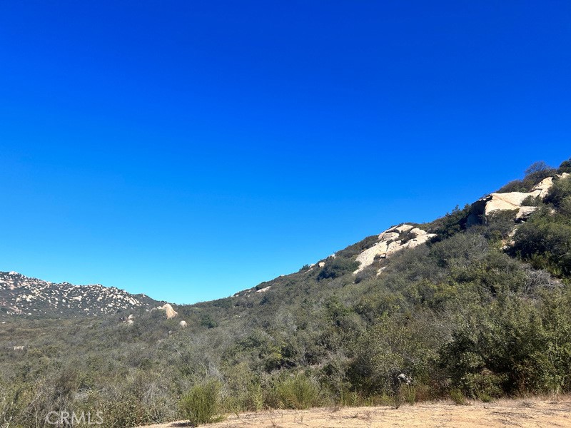 This 16.78-acre undeveloped parcel is set in the scenic mountainous and chaparral region of San Diego County. Just off a well-maintained road and near the Cal Fire–Rainbow Fire Center, the property is bordered by Live Oak and native vegetation. Its terrain offers a blend of relatively flat, buildable areas alongside gently stepped hills that frame the landscape. With utilities nearby and zoning that accommodates a range of development options, this parcel offers an ideal setting for future development.