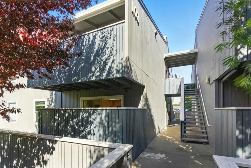 This thoughtfully updated 1-bedroom, 1-bath condo at Peninsula Place in San Bruno combines functionality, comfort, and unbeatable interior location. With a flowing open-concept layout that connects the kitchen, dining area, and living room, the space feels bright and inviting. A private balcony extends from the living area, and the kitchen conveniently includes a refrigerator, electric range, dishwasher, and a step-in pantry. Wood laminate and tile floors run throughout, and the bedroom offers a large closet.  The home comes with one assigned carport parking space. As a resident, youll enjoy resort-style amenities including private access to multiple swimming pools, hot tub, tennis courts, a fully-equipped fitness center, and a clubhouse. Just minutes from BART, Caltrain, SFO airport, shopping centers, and major highways, this condo is ideal for commuters and frequent travelers alike. A comfortable and convenient lifestyle awaits you in the center of it all!