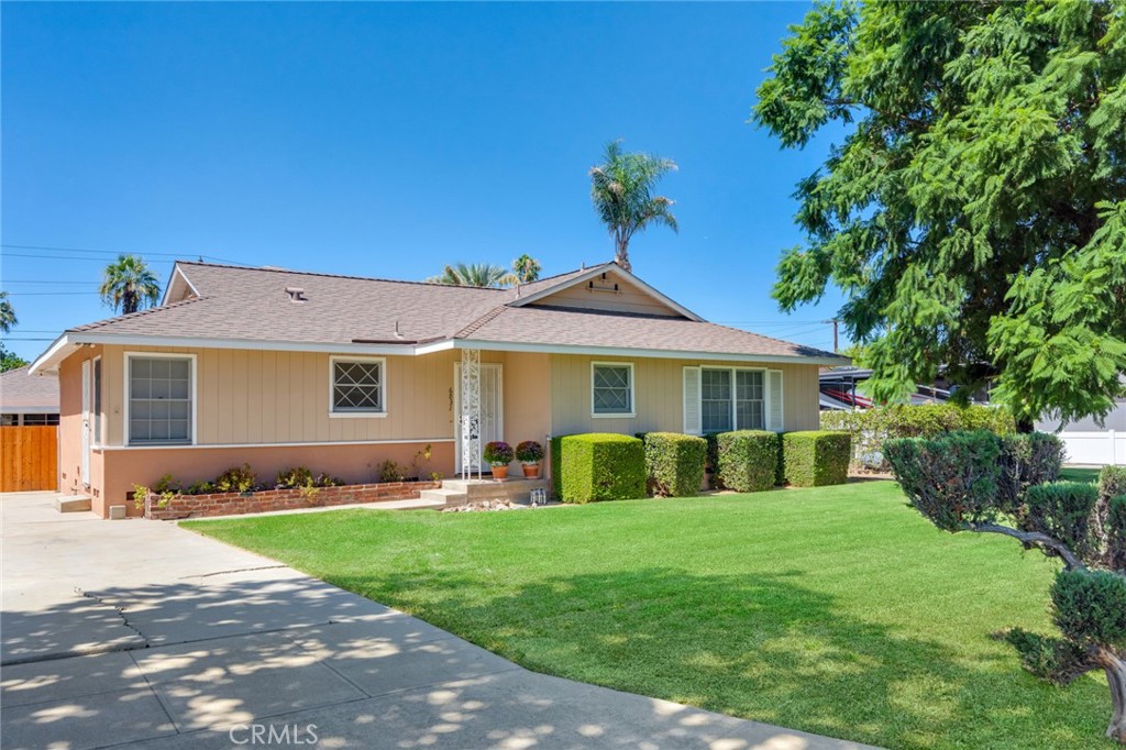 Charming 1950’s POOL Home! Step back in time with this well-loved 1950’s starter home in Riverside’s desirable Magnolia Center neighborhood. For buyers who appreciate mid-century style and the nostalgia that comes with it, this home is a rare find. Many of the original details remain, from the vintage ceramic tile bathrooms to the terrazzo-style vinyl floors, offering a true glimpse into the era. The living room showcases gleaming original oak hardwood floors, which extend throughout the home under the bedroom carpeting.
Fresh interior paint, new bedroom carpeting, and excellent curb appeal make this home move-in ready, while major updates— including central A/C, water heater, roof, and exterior paint—have all been recently updated providing peace of mind for years to come. The backyard features a sparkling pool, a rare and valuable addition in this neighborhood. The detached garage offers great ADU potential, and the long driveway could accommodate a small RV or toy trailer. Likewise, there is a large backyard area in addition to the pool area that gives you plenty of room to play, lounge or grow a garden! Make sure to check out the additional storage area behind the garage as well.
Located on a quiet street in a beautiful neighborhood that has a genuine “Leave it to Beaver” feel, this home offers the perfect blend of mid-century charm, practical updates, and sought-after features—all in one inviting, well-priced package.