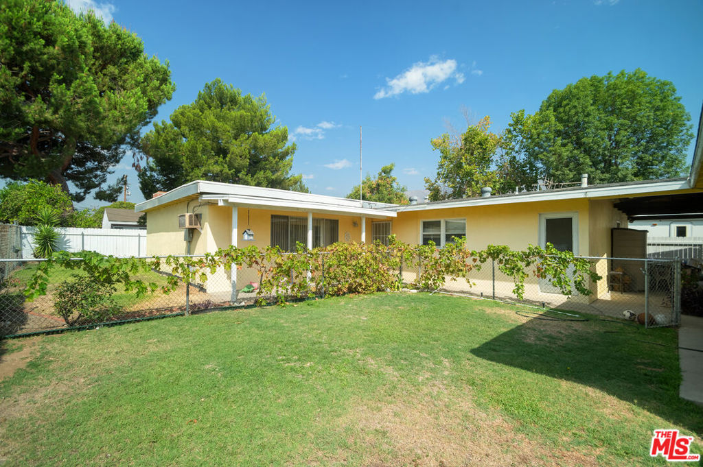 This rare opportunity features two separate single-story homes situated on a generous 7,883 sq ft lot, each with its own private back yard perfect for multi-generational living, rental income, or investment potential. The front unit offers two comfortable bedrooms and one full bathroom. The rear unit expands on that comfort with two spacious bedrooms, two full bathrooms, living room and a beautifully sized 17' x 23' family room featuring a charming brick fireplace with a built-in cushioned seat that adds warmth and character perfect for relaxing or entertaining. Offering flexibility and room to grow. Each home is equipped with its own electric and gas meters, providing added independence and convenience. Additional highlights include a dedicated laundry room for each unit and ample outdoor space, with potential for future expansion or the addition of an ADU (Accessory Dwelling Unit). Best of all, both units will be delivered vacant, offering a blank slate for immediate occupancy or rental setup.A truly versatile property with endless possibilities.