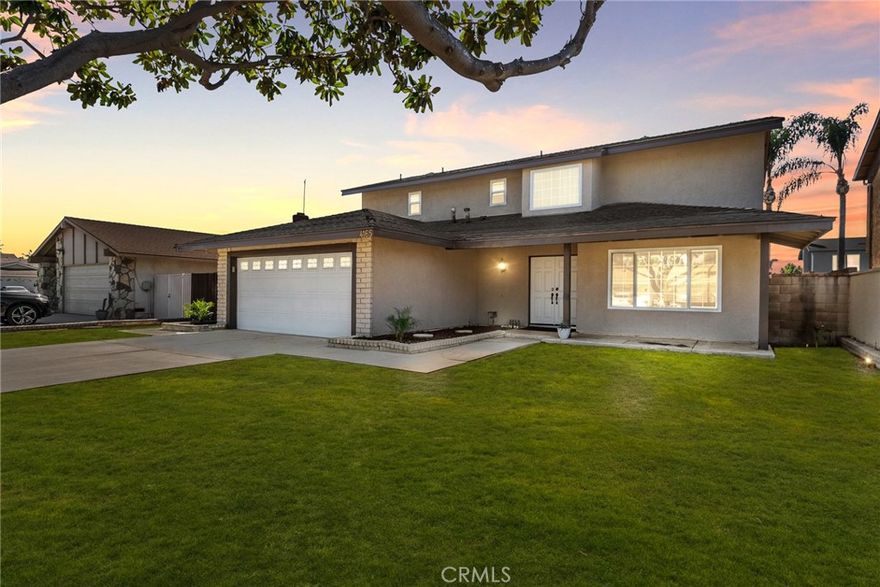 Welcome to this stunning 4-bedroom, 2.5-bathroom home offering 2,096 sq. ft. of living space on a generous 7,254 sq. ft. lot. Nestled on a quiet cul-de-sac in one of Chino’s most sought-after neighborhoods, this residence combines modern upgrades with everyday comfort.

Step inside to find laminate flooring throughout, creating a sleek and cohesive look. The spacious kitchen is a showstopper, featuring crisp white cabinetry, quartz countertops, and ample room for cooking and entertaining. The home offers multiple living spaces, including a formal dining room, inviting living room, and a cozy family room with a fireplace—perfect for gatherings.

Upstairs, you’ll find four well-appointed bedrooms, providing plenty of space for family, guests, or a home office. The primary suite offers comfort and privacy, complete with its own bathroom.

Enjoy the backyard oasis. A covered patio overlooks a sparkling pool, ideal for summer BBQs, pool parties, or simply relaxing in the sun. The front porch adds charm and curb appeal, welcoming you home each day.

Located within walking distance to Don Lugo High School and just minutes from endless shopping and dining—including Target, Walmart, Costco, 99 Ranch, H-Mart, and more—you’ll have everything you need close by. Plus, with easy access to the 71 and 60 freeways, commuting is a breeze.