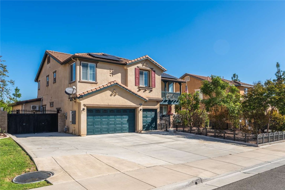 One & Only in Lifetime!!! House Is “METICULOUSLY” Kept & Maintained 6 BED/4 BATH, Approx. 3700 Sq Ft. Well Designed !!! “Million Dollar VIEWS”
Unbelievable Indoor/ Outdoor entertaining! Low Maintenance/ Remodel. This home has its all- 2 Separate Guests Rooms, with Separate Entrance, Separate Mini Split, Each has washer/ Dryer Connections. Can be used for In-Laws, Adult OR even Caregiving. Extra Income Property!!!
Main House Has Living room and dining room to the Spacious Open concept with A Custom Fireplace. Kitchen has a custom oversized island with seating for 4. Granite counters Stainless-Steel Appliances with Upgraded 600CFM Range hood and Commercial Reverse Osmosis system 25 Gallon Tank for the Whole house water softener in garage, & for drinking water 2 Gallon under the Sink. Whole house has Custom Paint, Travertine Flooring & Limonite All BathRooms are upgraded with Tiles, No FiberGlass. Custom Moldings whole house, & Paint, Proxy in the Garage with cabinets, Ceiling Fans with Remote, and Plantation Clear View Shutters throughout. Now make your way upstairs and you'll find the MASTER BED/RM with (30X16) 2 Huge Rooms 14x14 & 16x16. Its vaulted ceiling, dual sinks, Brand New separate tub with 10 Jet’s and shower and large walk in closet with Walk Out Balcony. The Primary Suite has French Doors leading to the upper Deck. All Rooms Are 13x13 Or Bigger. Very Spacious & Roomy. Feel’s Home. In Addition With 13X17 Sunroom. Build By One of the Best Builders “CENTEX”. Every 12 Inch is 4x2, Not 16 inch Apart.
Back yard has Almost 20 Tropical Fruit Trees. And a Nice Big 24/7 Water Fountain for Birds. Beautiful Landscape Yard with Low Maintenance. Property Is fully Fence, Quiet & Privacy. Including outdoor lighting, and concrete. Huge covered patio with fans. Three car garage with room for RV/boat/trailer parking on the side driveway with Double Door Gates. With RV Clean Out. UpGraded E/E Panel to 400 AMP, With 80 AMP Tesla Car Charger, All With Permits. (You can charge 2 car’s at one time) House Has Solar Panels. Very Low Utilities; Exterior paint recently updated. Water heater 2023 newly replaced & A Air Conditioner; HOA $37.00 Only. Located in the WoodCrest Area. Close to Orange Terrace Park with Fields, Community Center, Library, Playgrounds, Courts, Grocery Stores, Restaurant’s,Bank etc. Within Walking Distance to All Schools, Elementary, Junior High & High, One Of the Best schools in WoodCrest.