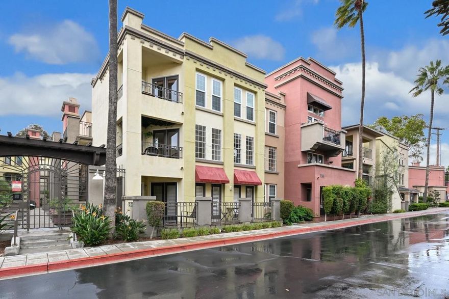 Welcome to Uptown District living at its finest! This bright and airy 2-bedroom, 2-bath condo is perfectly situated in the heart of Hillcrest—one of San Diego’s most walkable neighborhoods. Ideally located on the second floor overlooking peaceful Richmond Court, a pedestrian-only street, this home offers exceptional privacy and quiet while being just steps from everything Hillcrest has to offer. Enjoy a light-filled interior with southwest exposure, great airflow, and beautiful sunset views from your private balcony. The updated kitchen features granite countertops and stainless steel appliances, while the primary suite includes a custom closet and upgraded bathroom. This gated, resort-style community offers incredible amenities including a heated year-round pool, spa, fitness center, BBQ area, and even a private dog park. Two assigned parking spaces are included—one with an EV charger. Near Trader Joe’s, Ralph’s, countless restaurants, cafés, and shops, or take a scenic stroll to Balboa Park, the Zoo, or the Vermont Street Bridge to University Heights. With friendly neighbors and unbeatable convenience, this is Hillcrest living at its best!