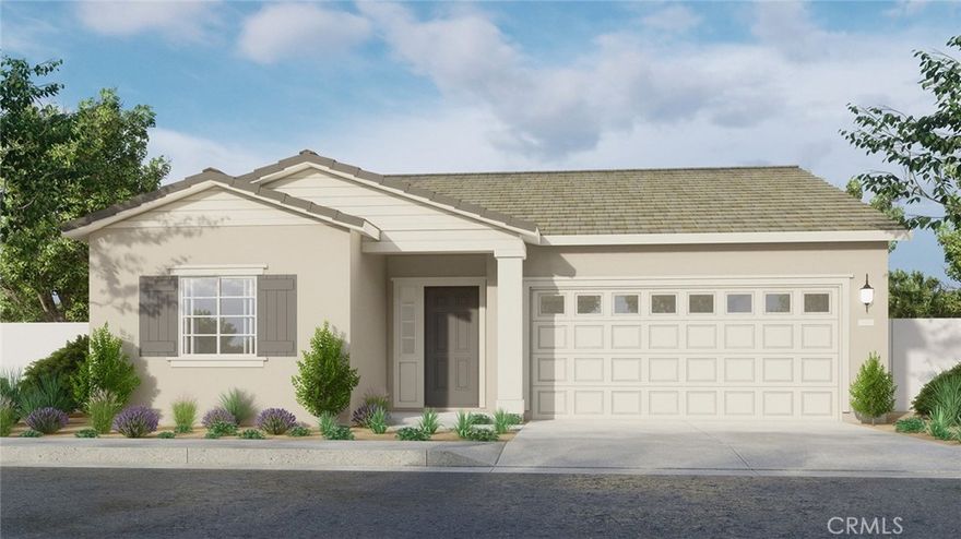 NEW CONSTRUCTION and QUICK MOVE-IN in Winchester - SOLAR INCLUDED and NO HOA!! - This 1,576-square foot single-story home [Corner Lot] with California Ranch façade and a LARGE BACK YARD space has 3 bedrooms and 2 full bathrooms. The Island kitchen with island eating area has Bianco Tiza QUARTZ counters, built-in stainless-steel appliances and a pantry closet.  The interior comes complete with Crisp White shaker-style cabinetry throughout, lots of included recessed lighting, and upgraded flooring with plush carpet in bedrooms, closets, and stairs, and vinyl in main living areas. The primary bedroom has an ensuite bathroom with double sinks and a walk-in closet, and there are 2 additional bedrooms, a full bathroom, and laundry room. There is also a direct-access 2-car garage PRE-PLUMBED for an electric car!  This truly modern home has all the Smart Home features you would expect and is LANDSCAPED and IRRIGATED in the front yard. The Juniper community is situated close to park and freeway access.  We anticipate an October move-in and we can't wait to welcome you Home!!



* HUGE SAVINGS!! Our Solar is "No Additional Cost to Your Buyer" it Included in the Price of the Home * 

* Corner Lot *
