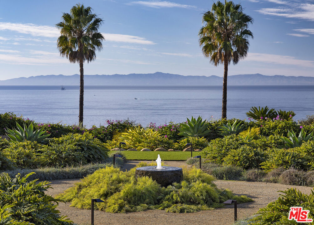 Epic views span the horizon at the newly renovated, single-level estate. Inside, gracious rooms & covered terraces open to the views. Public spaces are ideal for entertaining & private spaces offer a wonderful oasis. The epicurean kitchen will delight chefs & snackers alike & the ocean-view living room is an effortless place to lounge. The primary suite looks to the sea & features a private terrace, an expansive dressing room, beautiful bath, & is conveniently next to a lovely mountain view study. Two additional bedrooms plus pool, detached gym, & detached guest house make this estate feel like your favorite resort. Just minutes to the best of Montecito, Summerland, & Santa Barbara, near hiking trails & the Loon Point beach access. Ortega Ranch has everything on your wish list